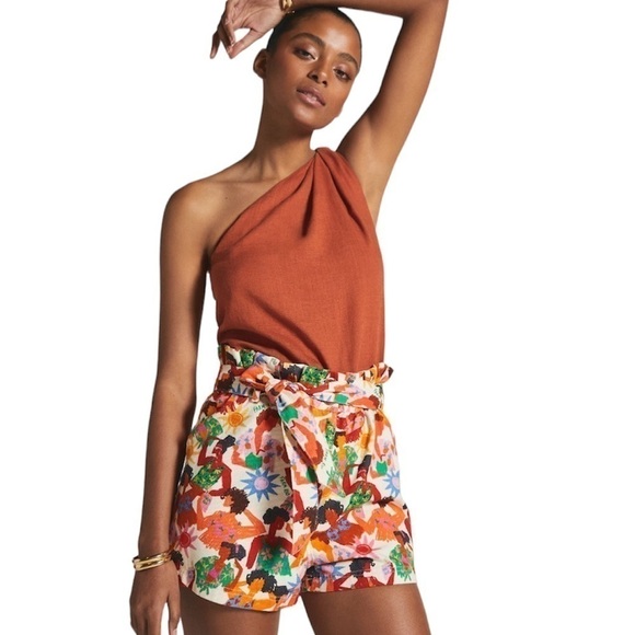 𝅺Farm x Anthropologie Bikini Lady Shorts Small - Picture 1 of 5